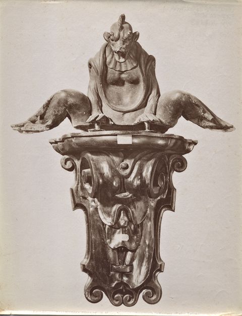 Alinari, Fratelli — Firenze - R. Museo Nazionale. Ornamento da Fontana (Pietro Tacca) — insieme